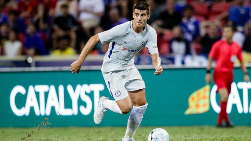 Alvaro Morata, penyerang baru Chelsea. Copyright: INDOSPORT