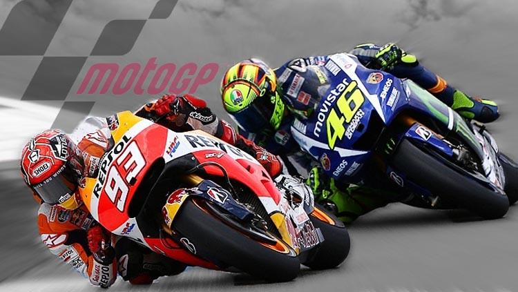 Marc Marquez berhasil meraih pole position di Sirkuit Le Mans dan menyamai rekor Valentino Rossi. - INDOSPORT