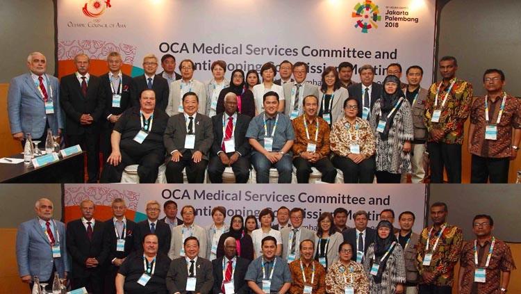 OCA Medical dan Anti Doping Asian Games 2017 bersama INASGOC. Copyright: INASGOC