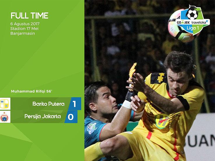 Hasil laga Barito Putera vs Persija Jakarta Copyright: Instagram @liga1match