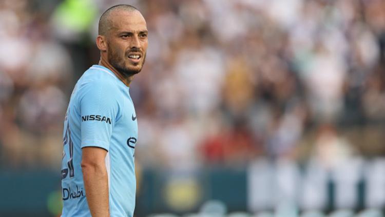 David Silva dikabarkan tidak akan memperpanjang kontrak bersama Manchester City. Copyright: Indosport