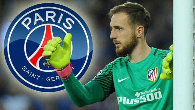 Kiper Atletico Madrid, Jan Oblak diincar oleh Paris Saint-Germain. Copyright: Thesun.co.uk.