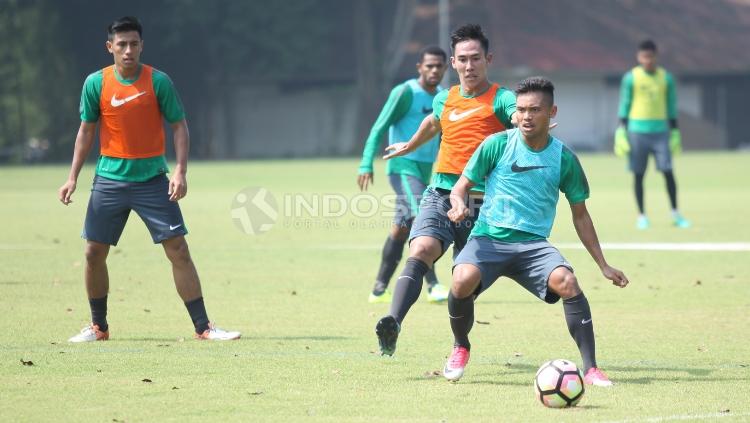 Latihan Timnas U-22 jelang SEA Games.