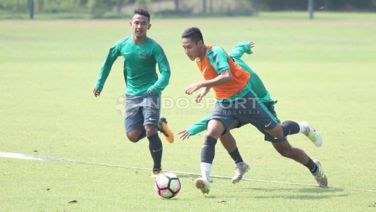 Latihan Timnas U-22 jelang SEA Games.