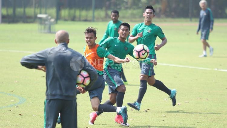 Latihan Timnas U-22 jelang SEA Games.