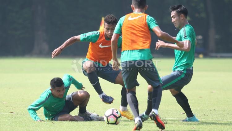 Latihan Timnas U-22 jelang SEA Games.