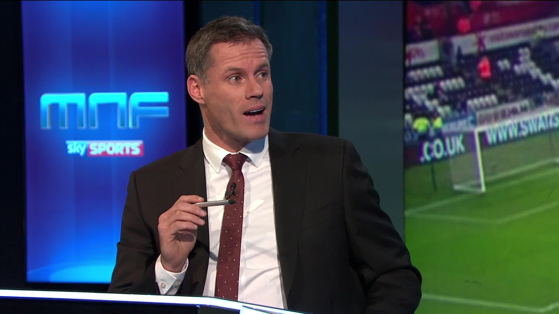 Legenda Liverpool, Jamie Carragher saat berbicar di SkySports. Copyright: SkySports