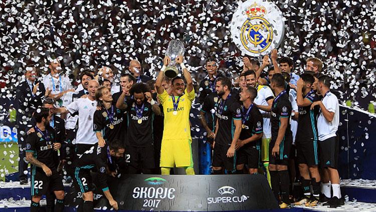 Real Madrid berhasil meraih gelar Piala Super Eropa 2017.