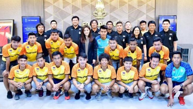 Skuat Thailand untuk SEA Games 2017. Copyright: Istimewa