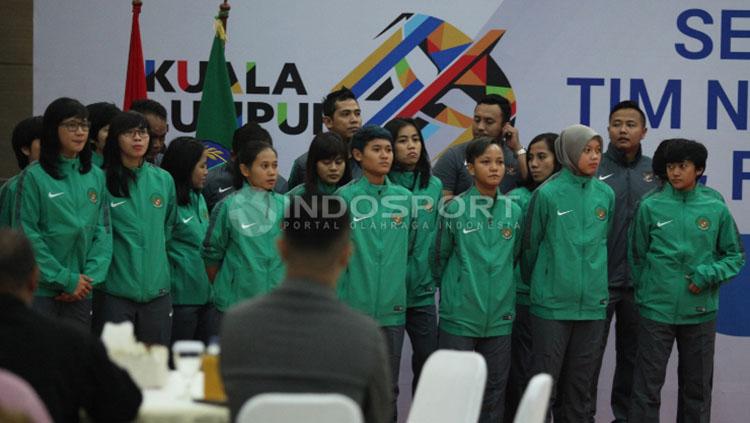 Skuat Timnas Futsal Putri. Copyright: Herry Ibrahim/Indosport.com