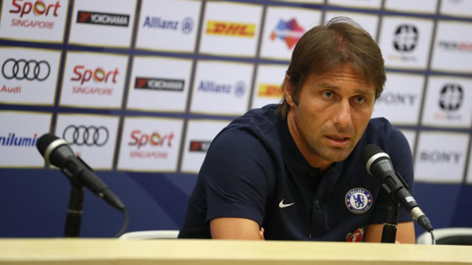 Antonio Conte, pelatih Chelsea. Copyright: Getty Images