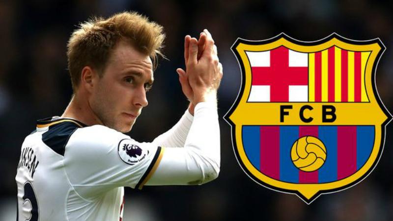 Christian Eriksen dikabarkan menjadi target Barcelona. Copyright: Mirror