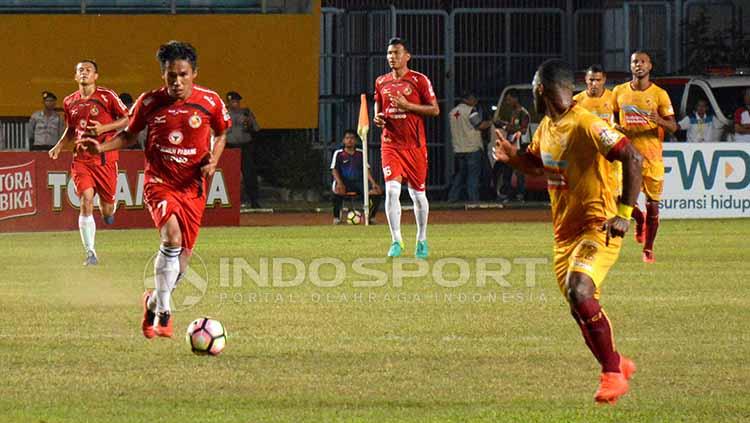 Semen Padang vs Sriwijaya FC. Copyright: Taufik Hidayat/INDOSPORT