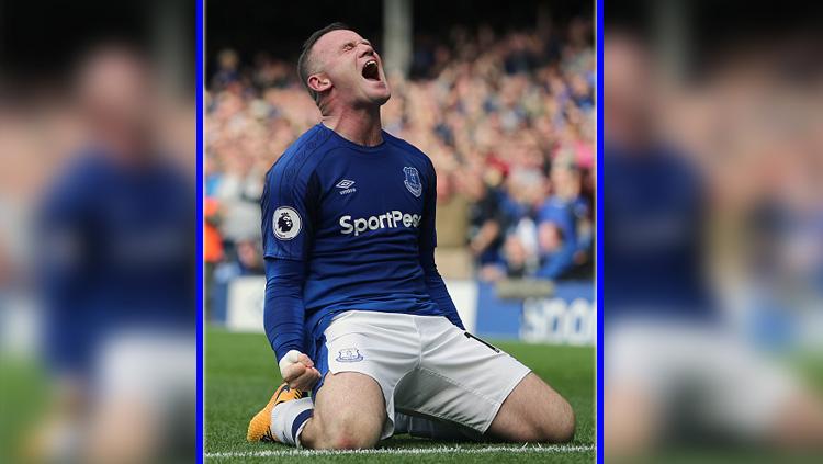 Wayne Rooney, striker Everton. Copyright: INDOSPORT