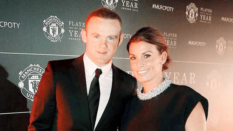 Coleen Rooney dan Wayne Rooney. Copyright: INDOSPORT