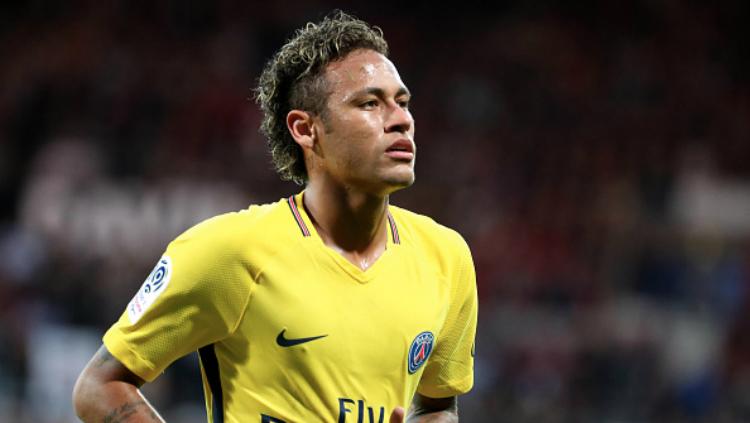 Pemain anyar Paris Saint-Germain, Neymar. Copyright: Indosport