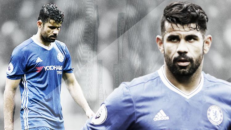 Striker Chelsea, Diego Costa. Copyright: Grafis:Eli Suhaeli/INDOSPORT