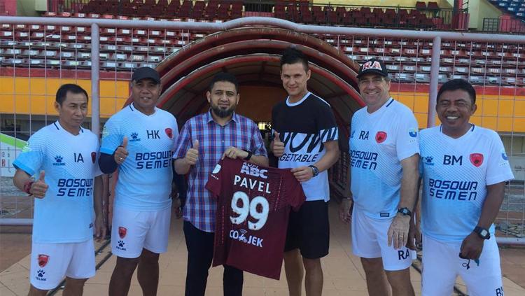 Pavel Purishkin, penggawa anyar PSM Makassar. Copyright: Twitter/Daeng_Info