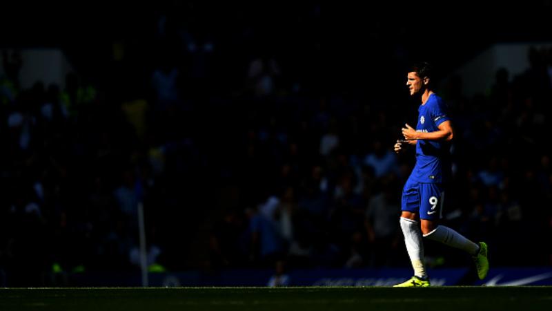 Alvaro Morata, penyerang Chelsea. Copyright: INDOSPORT