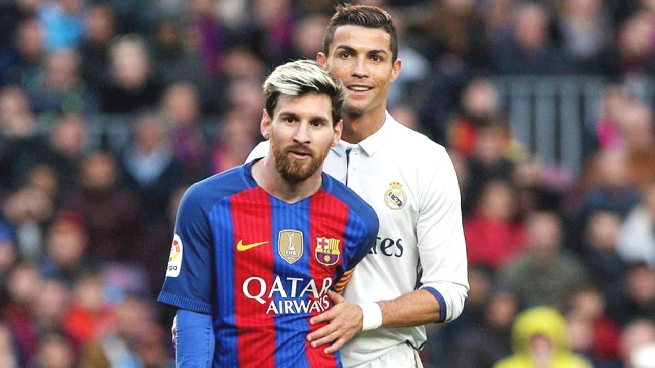 Lionel Messi dan Cristiano Ronaldo. Copyright: YouTube.
