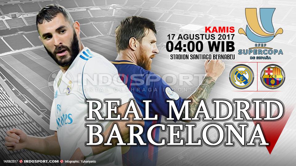 Prediksi Real Madrid vs Barcelona Copyright: Grafis:Yanto/Indosport.com