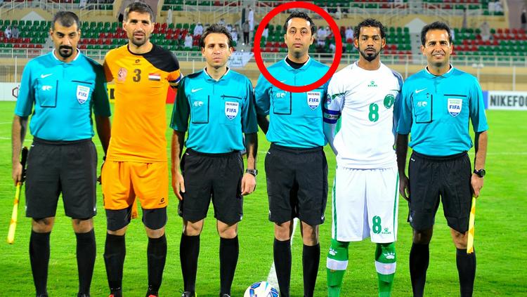 Bonyadifard Mooud, wasit asal Iran yang pimpin laga antara Persija Jakarta melawan PSM Makassar.