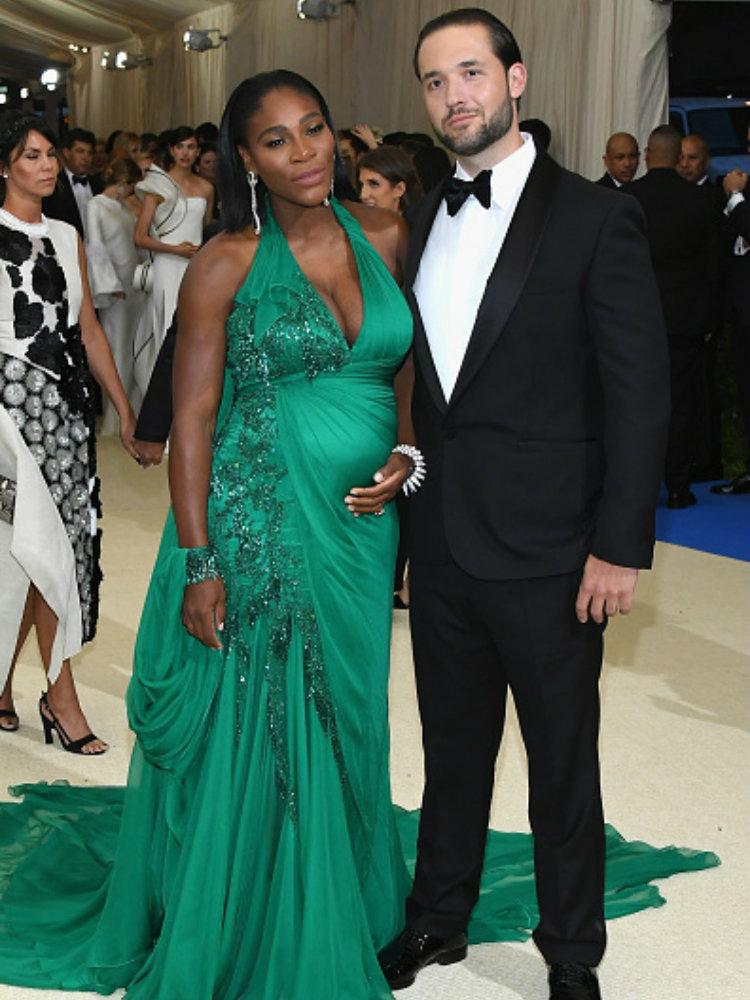 Serena Williams dan Alexis Ohanian. Copyright: Indosport