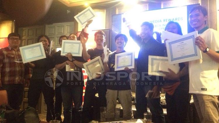 Penerimaan pemenang lomba BCA Indonesia Open. - INDOSPORT
