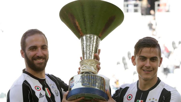 Paulo Dybala dan Gonzalo Higuain. Copyright: INDOSPORT