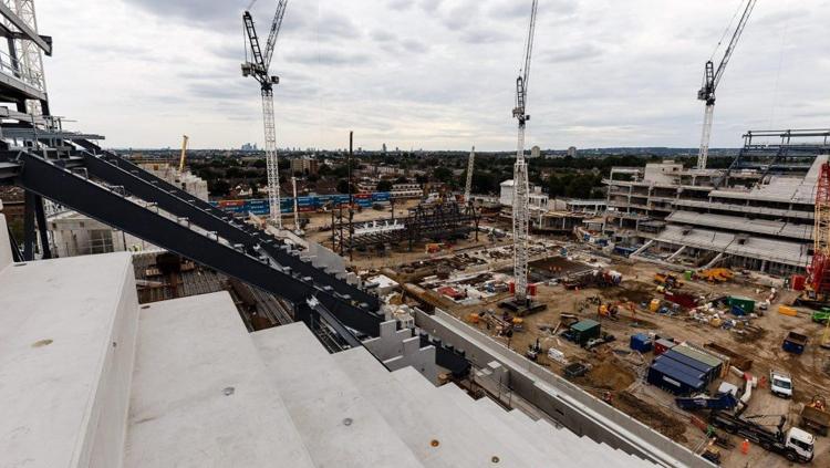 Pembangunan stadion White Hart Lane. Copyright: thesun.co.uk