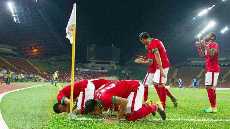 Selebrasi Sujud dan Bersyukur Timnas Indonesia Copyright: Instagram noisectorzine