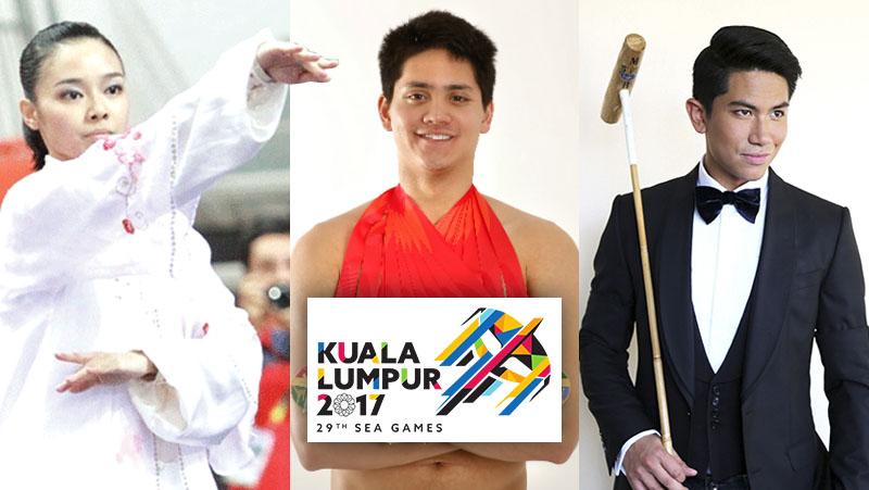 Lindswell Kwok, Joseph Schooling, dan Abdul Mateen.