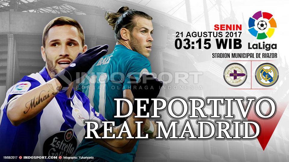 Prediksi Deportivo La Coruna vs Real Madrid. - INDOSPORT