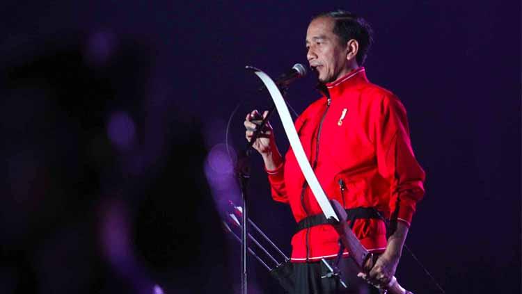 Presiden Joko Widodo memberi target khusus untuk Timnas Indonesia di Asian Games 2018. Copyright: Humas INASGOC