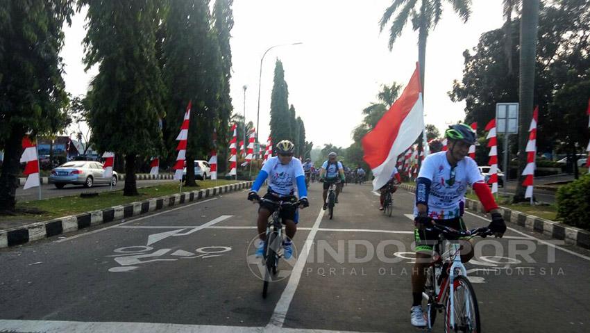 Gowes Pesona Nusantara 2017 Copyright: Zainal Hasan/Indosport.com