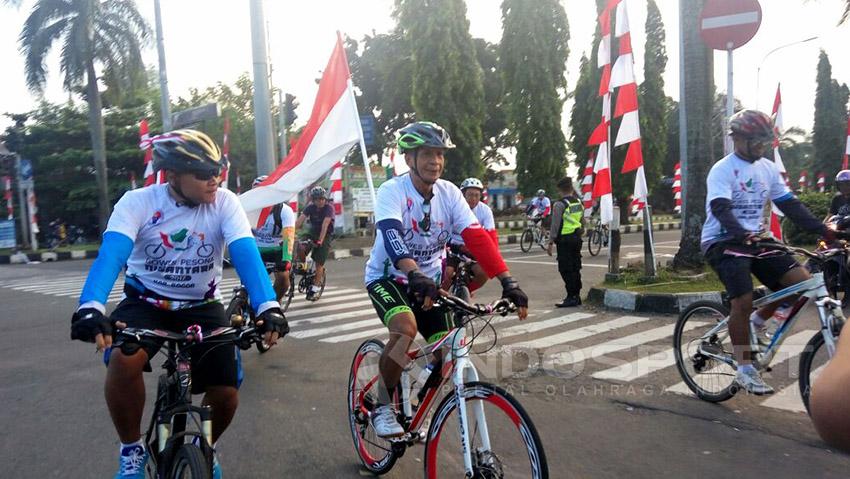 Gowes Pesona Nusantara 2017 Copyright: Zainal Hasan/Indosport.com