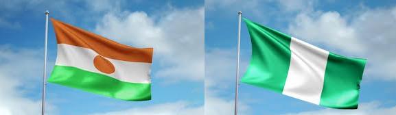 Bendera Niger (kiri) dan Nigeria. Copyright: whoateallthepies.tv