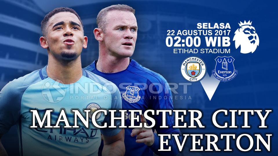 Prediksi Manchester City vs Everton. Copyright: Grafis: Eli Suhaeli/INDOSPORT