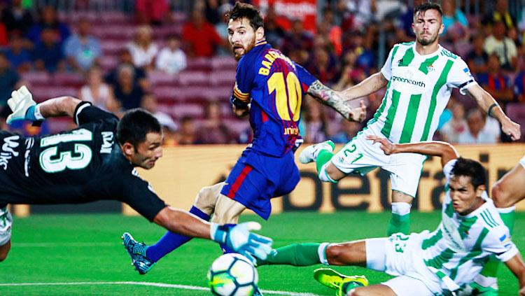 Lionel Messi (Barcelona). - INDOSPORT