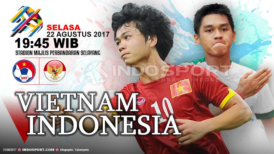 Prediksi Vietnam U-22 vs Indonesia U-22 Copyright: Grafis:Yanto/Indosport.com