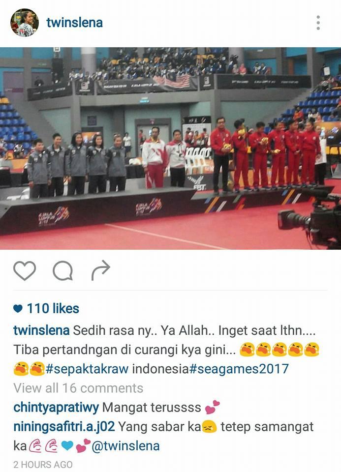 Atlet Cantik Sepak Takraw Luapkan Kesedihan di Instagram - INDOSPORT