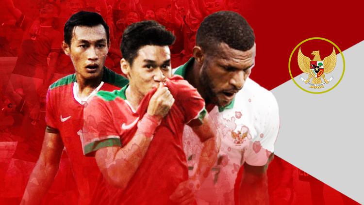 Hansamu Yama, Septian David Maulana, dan Marinus Wanewar.