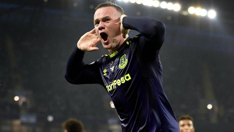 Wayne Rooney Selebrasi Gol Copyright: The Sun