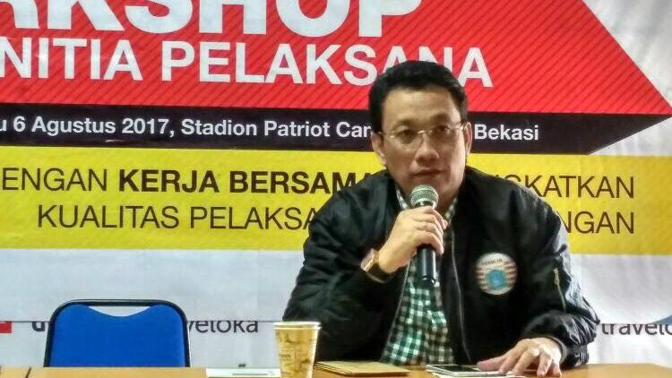 Ketua Panitia Penyelenggara (panpel) pertandingan Persija, Arief Perdana Kusuma. Copyright: Istimewa