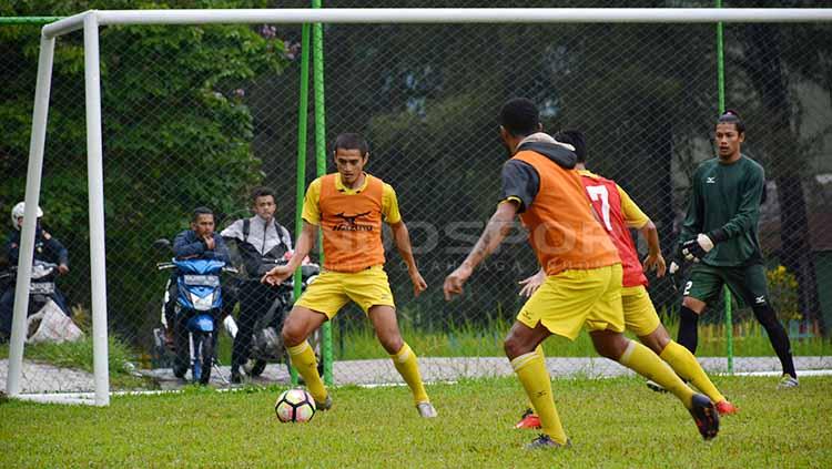 Semen Padang saat jalani latihan. Copyright: Taufik Hidayat/INDOSPORT