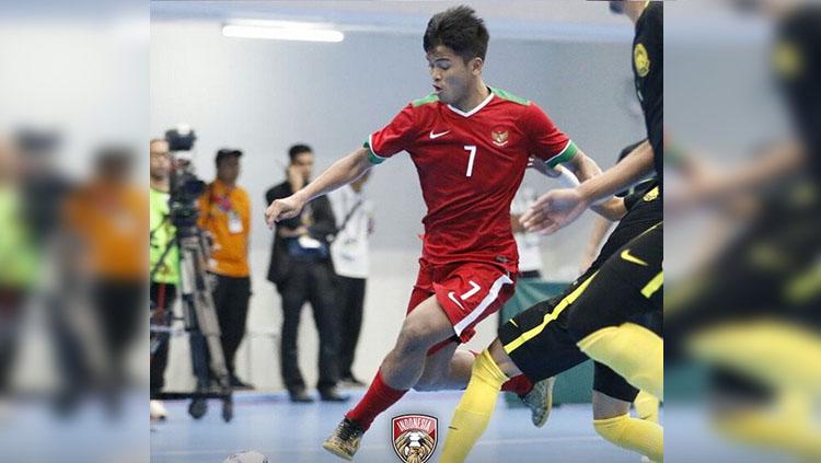Timnas Futsal Indonesia melawan Timnas Malaysia. Copyright: Instagram@timnasfutsal