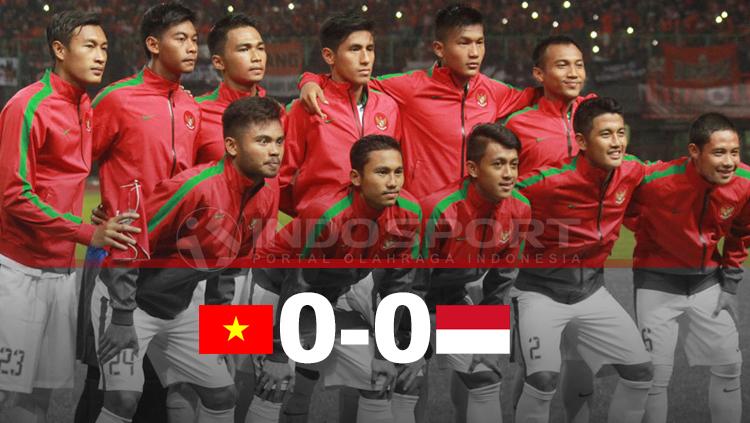 Babak pertama Vietnam vs Indonesia. Copyright: Grafis: Eli Suhaeli/INDOSPORT