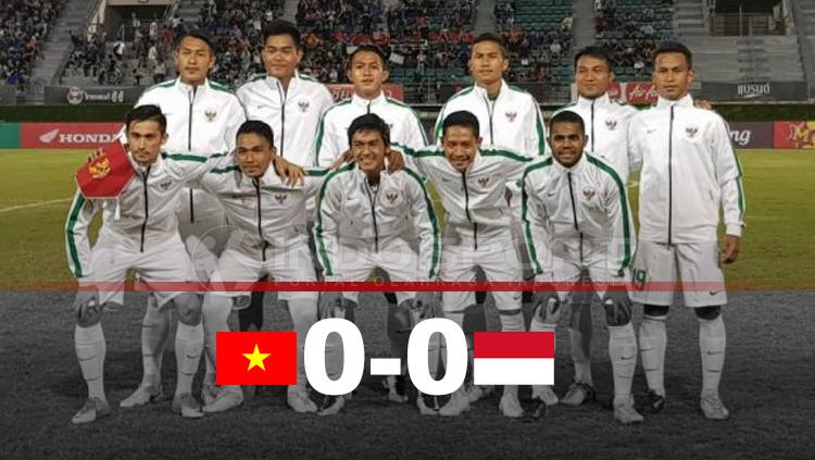 Babak pertama Vietnam vs Indonesia. Copyright: Grafis: Eli Suhaeli/INDOSPORT