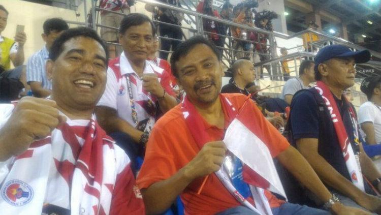 Eks Menpora Andi Mallarangeng Nonton Timnas Copyright: @InfoJabodetabek