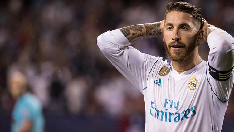 Sergio Ramos, bek tengah sekaligus kapten Real Madrid. Copyright: INDOSPORT